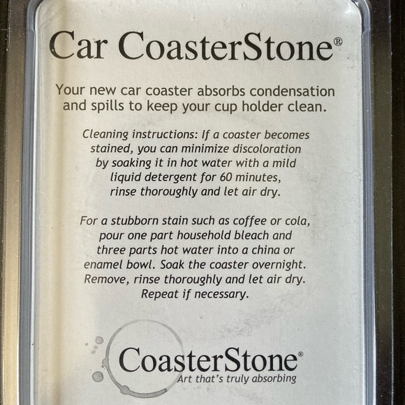 NWT CoasterStone Car Coaster Set - Picture 2 of 2